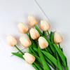 1PC 34cm PU Tulip Real Touch Artificial Flowers Tulip Bouquet for Christmas Halloween Wedding Home Party Decoration Fake Flowers