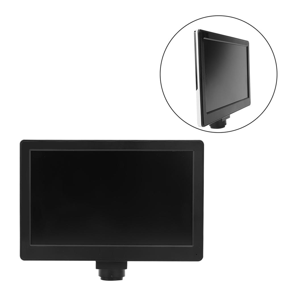 9 Inch Display 100X 2MP Industrial Digital Microscope Set with Bracket