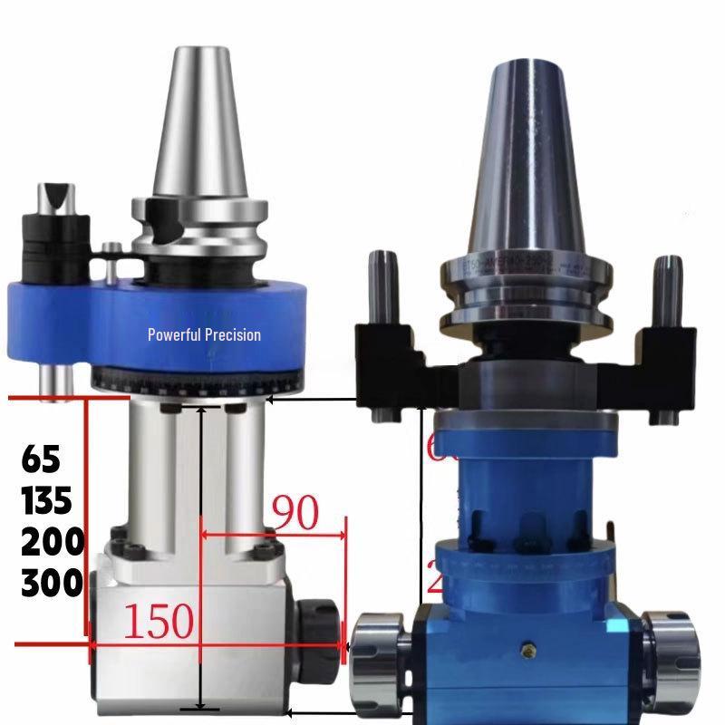 BT40/ER32/ER25 & BBT50/ER40/B30 Doppelausgang Rechtwinklige Fräskopf