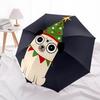 1pc Christmas Pug Automatic Folding Umbrella - Compact 8-Rib Design, Durable Plastic & Iron, Lightweight for Outdoor Daily Use217