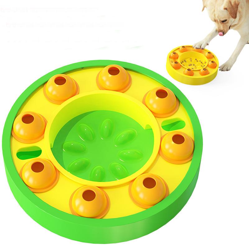 

Dog Slow Feeder Accessories Dog Food Distribution Bowl Interactive Toys designed for Training IQ Dog Feeding Supplies Food Feeding Toys зелёный