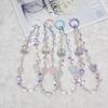 Cell Phone Lanyard 30cm Lantern Water Drop Beads Charm Phone Chain Wrist Strap