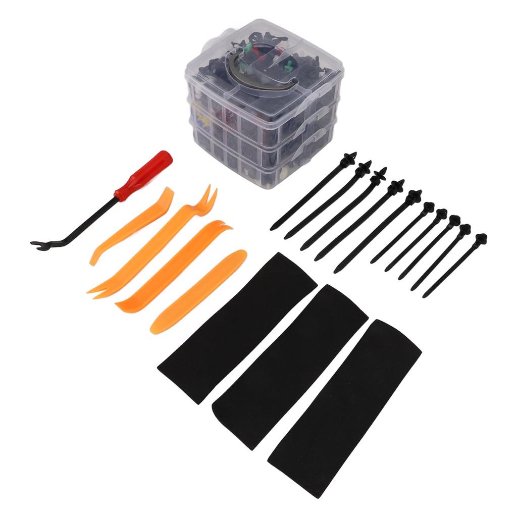 925pcs Car Body Retainer Clips Excellent Fixing Force Universal Fit Rivets Fastener for Most Cars 925pcs