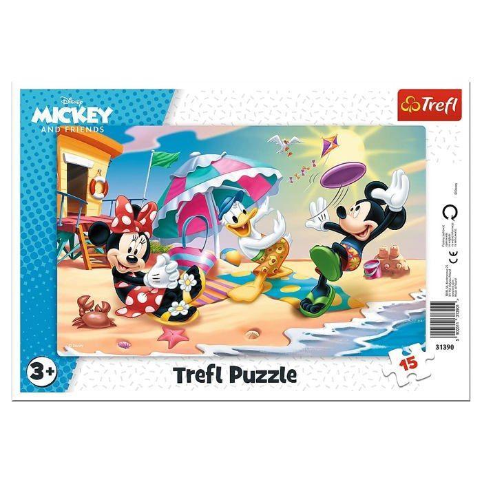 Puzzle Trefl - 31390 - Amis, 15 Pieces, Pour Les Enfants a Partir De 3 Ans Puzzle, , Disney Mickey Mouse and Boyfriends