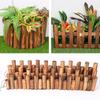 Anti-Corrosion Round Wood Garden Fence Panel