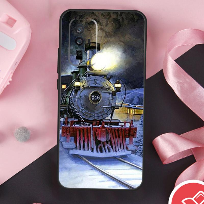 Train Rail Sunlight Case For POCO F6 X6 X3 X5 M6 Pro F3 F5 M5s Xiaomi 14 Ultra 13 12 Lite 11T 12T 13T Pro Cover