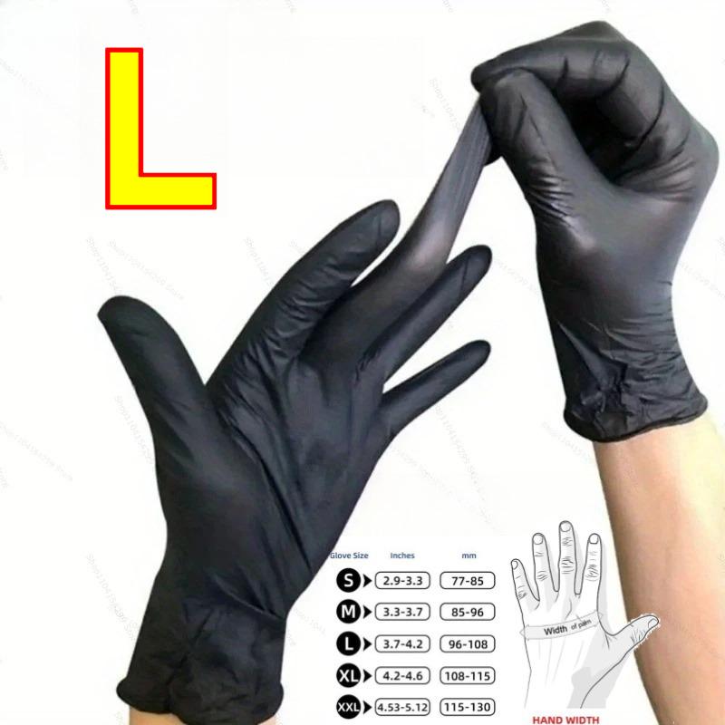 Disposable Gloves Black Home Nitrile Gloves Durable Kitchen Cooking Tools Tattoo Washing Car Gardening Cleaning Work Gloves