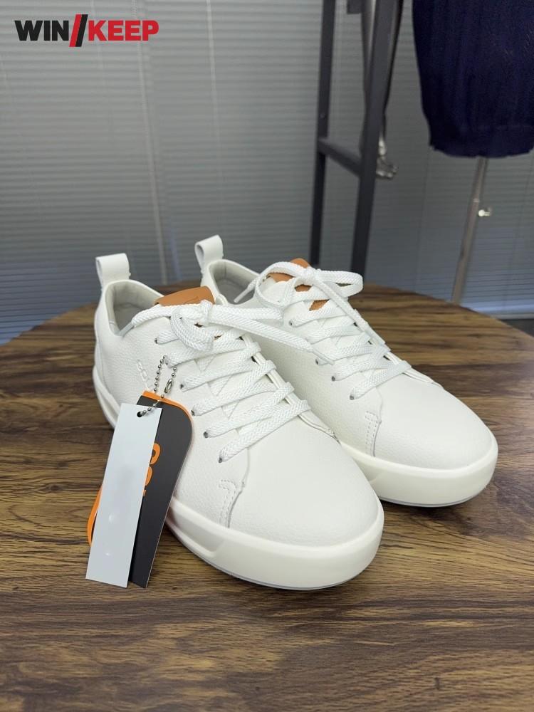 

2025 New Vintage Mens Design Lace Up Real Leather Breathable Sneakers Comfortable Platform Running Trainers Sport Shoes Jogging 44 чорний