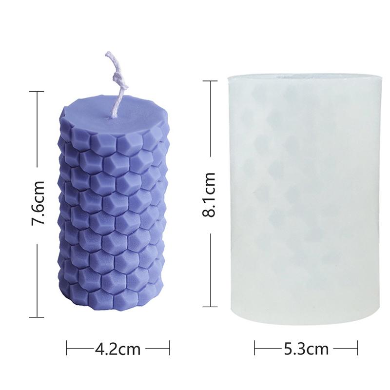 

Форма для свечи 3D креативная силиконовая форма для духов Дэвида, форма для изготовления ароматических свечей, восковая форма для гипса, шоколадного мыла, торта J