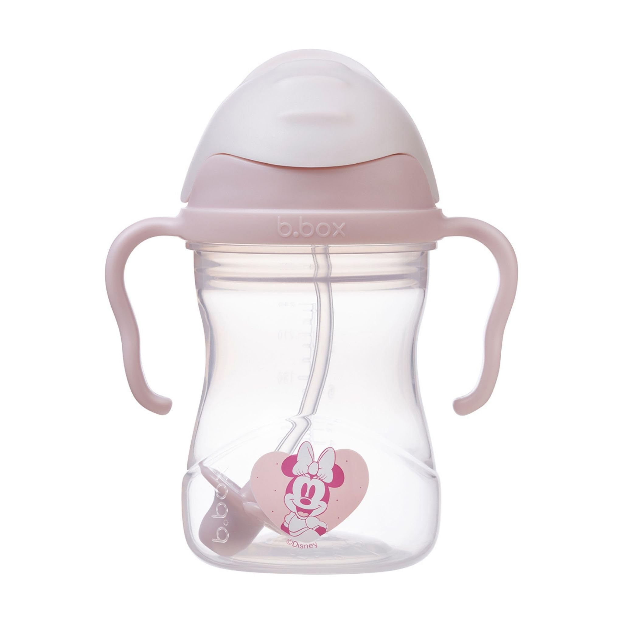 

Straw Mug Easy to Drink from Any Perfect for Baby Showers Sippy b.box - Leak-proof, Angle, [Authentic b.box Product] [Disney Cup] (Minnie Soft)