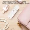   Mist Sprayer   Hydrating Portable USB Face Steaming Skin‑Care Humidifier(Pink )