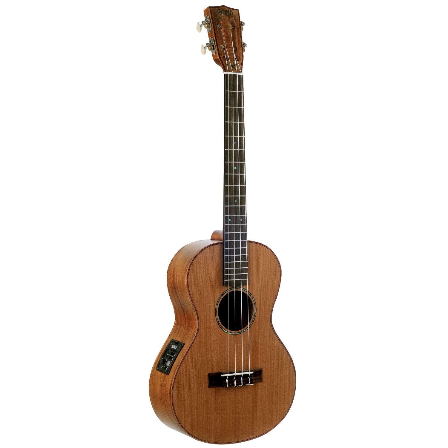 

MAHALO Серия MASTER Цельнодеревянное баритон-укулеле с проверенным перед отправкой звукоснимателем MM4E NAT в комплекте PU, 100% доставка,