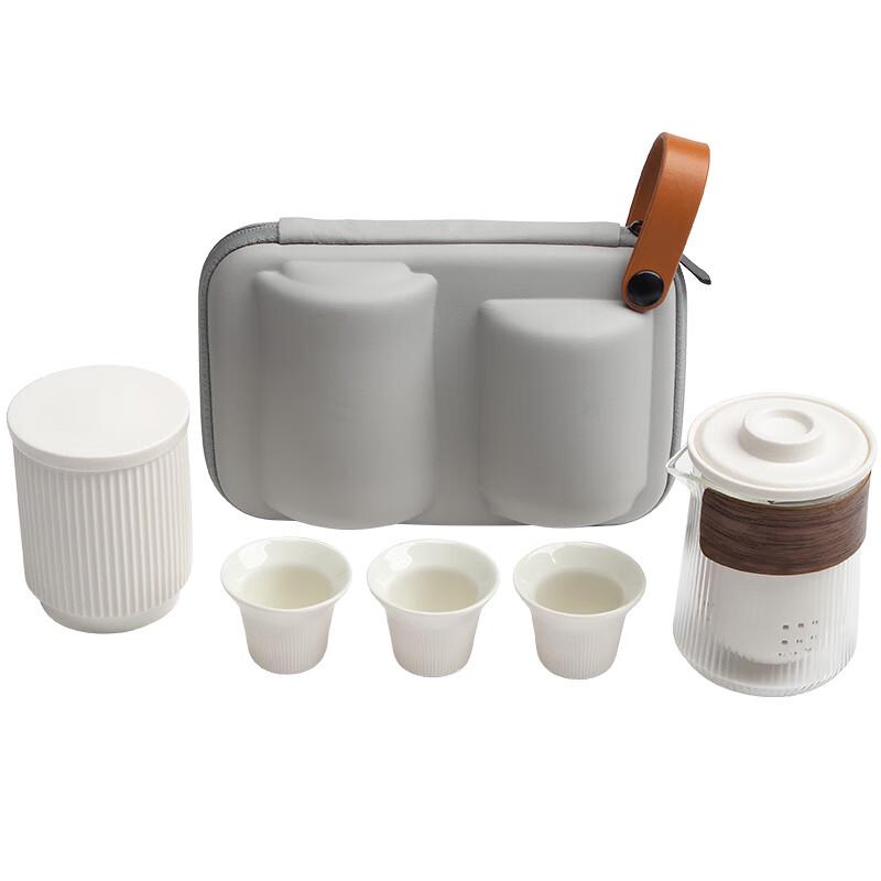 Zen Style Portable Ceramic Tea Set