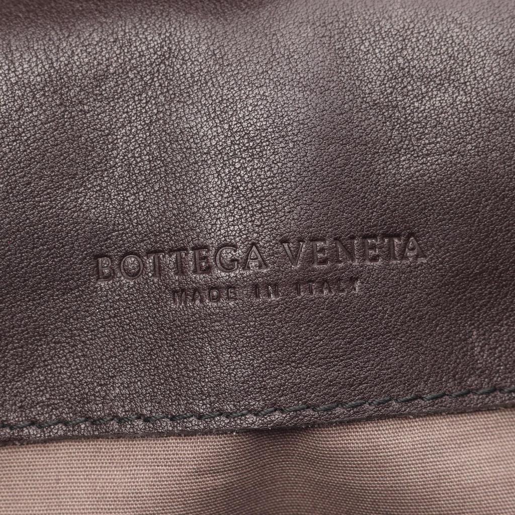 Used BOTTEGA VENETA Intrecciato Tote Bag leather Black Multicolor Used unisex