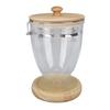 Coffee Bean Container Loose Leaf Tea Coffee Sugar Nuts Canister Clear Food Storage Jar with