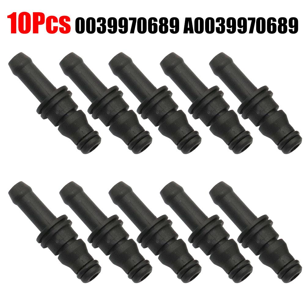 Car Accessories Hose Connector Car ABS Black 0039970689 For Mercedes C230 02-05 Hose Connector For MERCEDES 10pcs/set