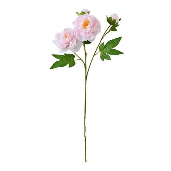 Real Touch Artificial Peony Flower Faux Silk Peony with Long Stem for Valentine's Day Floral Arrangement Wedding Party Home Kitchen Vase Decor