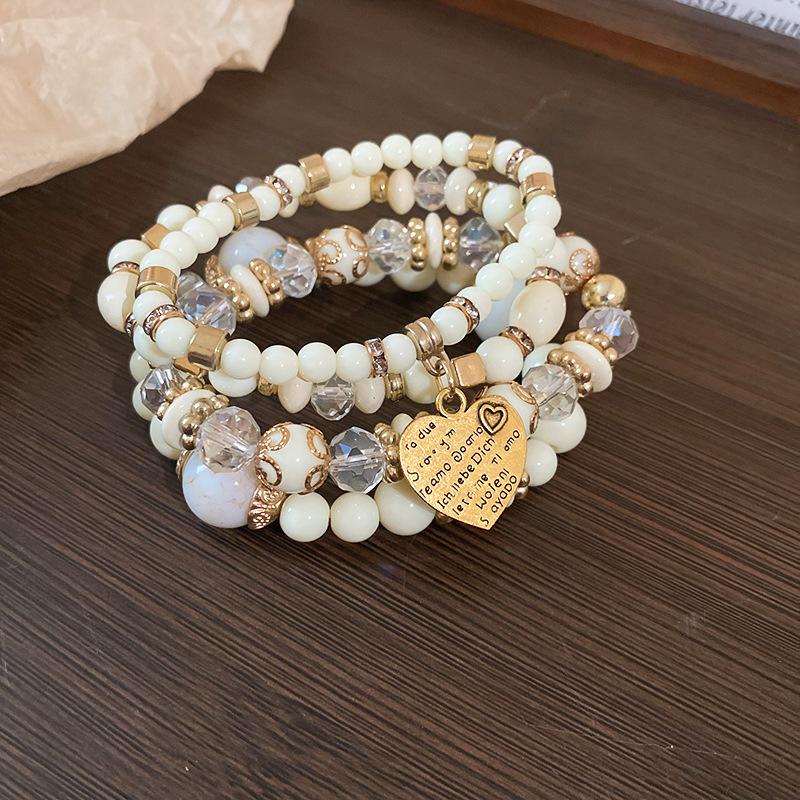 Bohemian Miyuki Multi-Layer Beaded Bracelet: Summer Ethnic Style, Light Luxury Niche Retro Jewelry