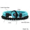 Noter Fashion 2Pcs Men Bracelet Set Premium Selected 4mm Cord Soft On Skin Colorfast 6 Colors Options Perfect Gift For Him Joias