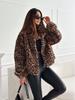 2026 Winter Women's Fashion: Sexy Leopard Print Furry Short Jacket - European and American Hot Style
