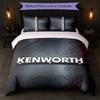 Kenworth Print 3-teiliges Bettwäsche-Set Bettbezug mit zwei Kissenbezügen Weiche Bettwäsche für Haushalt Schlafzimmer