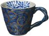 Saikaitoki Rust Arabesque Mug 41550 (Blue)