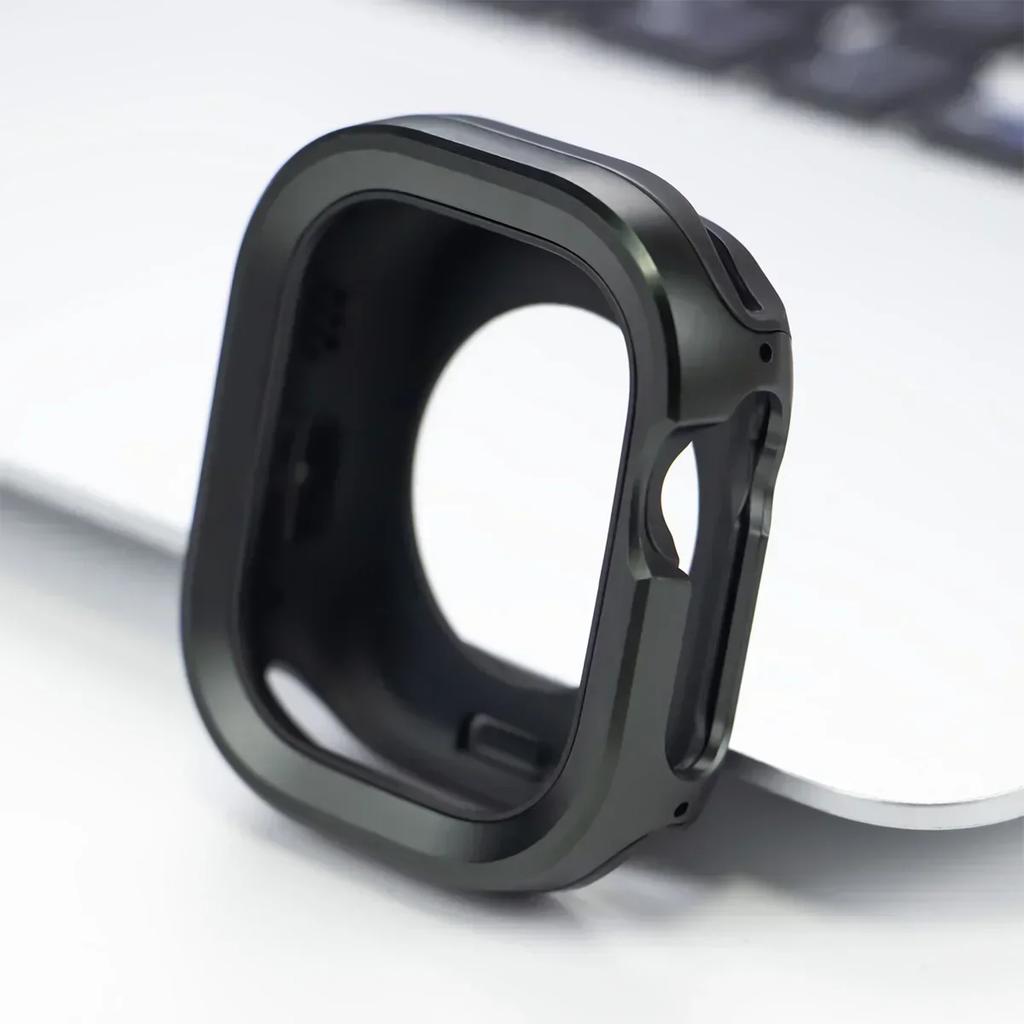 Metal Cover for Apple Watch Ultra Case 49mm 45mm 41mm 44mm 40mm Bumper Frame Shell Protector for iWatch Series SE 8 Ultra 7 6 5