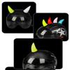 Cute Devil Horn Bike Motorcycle Helmet Corner Double-sided Tape Resilient Plastic Headwear Rubber Llluminated Horns