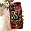 For Xiaomi Redmi Note 13 Pro 4G Case for Note13 Cover Initial Letter Crown Soft Silicone for Redmi Note 13Pro 5G Phone Capa