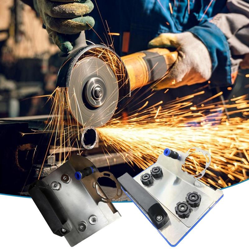 Angle Grinder Holder 45 Degree Metal Angle Grinding Tile Chamfering Bracket Angle Grinder Attachment For Plastering Carpentry