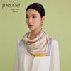 Jinsanta Floral Mulberry Silk Scarf Gift Box