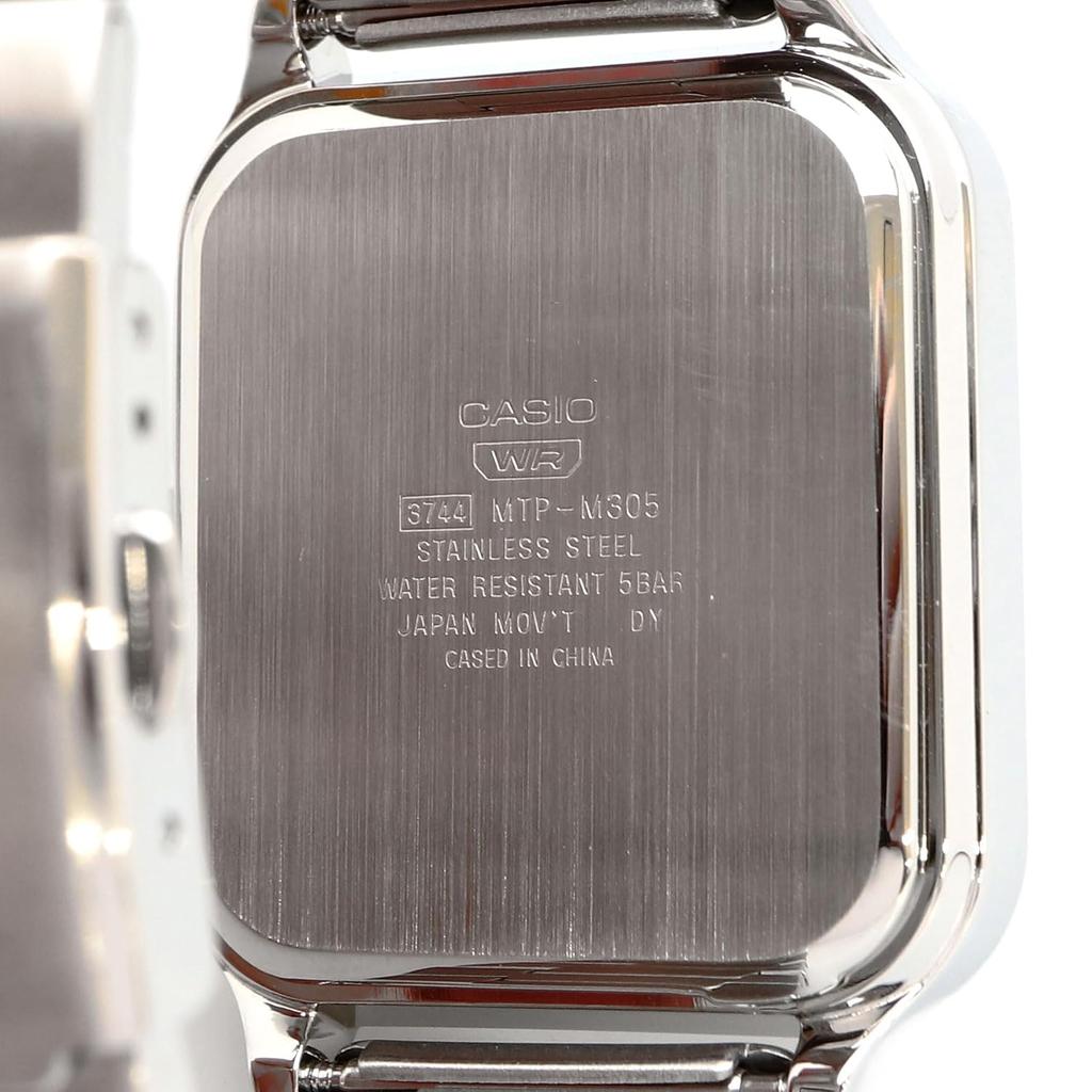 Casio Standard Moon Phase Analog Men's Wristwatch MTP-M3 Series Overseas Model, Bracelet Type
