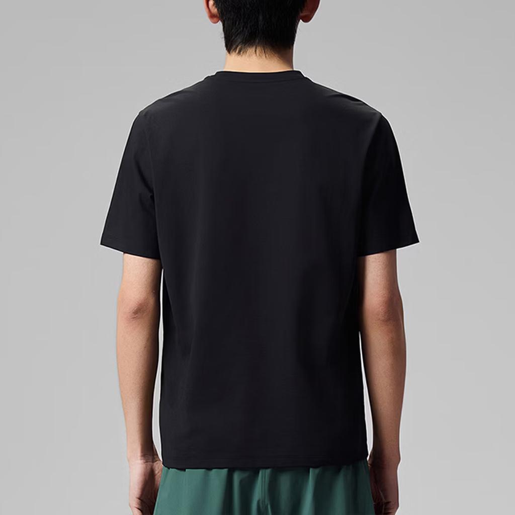 Saucony Urban Lifestyle Series Fashion Round Neck Pullover Short Sleeve T-Shirt Men T-Shirts Black SA2259ST03C-BK001