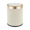 New Light Luxury Push,Button Lid Trash Can , High for Indoor Outdoor Living Room, Kitchen & Bedroom Storage