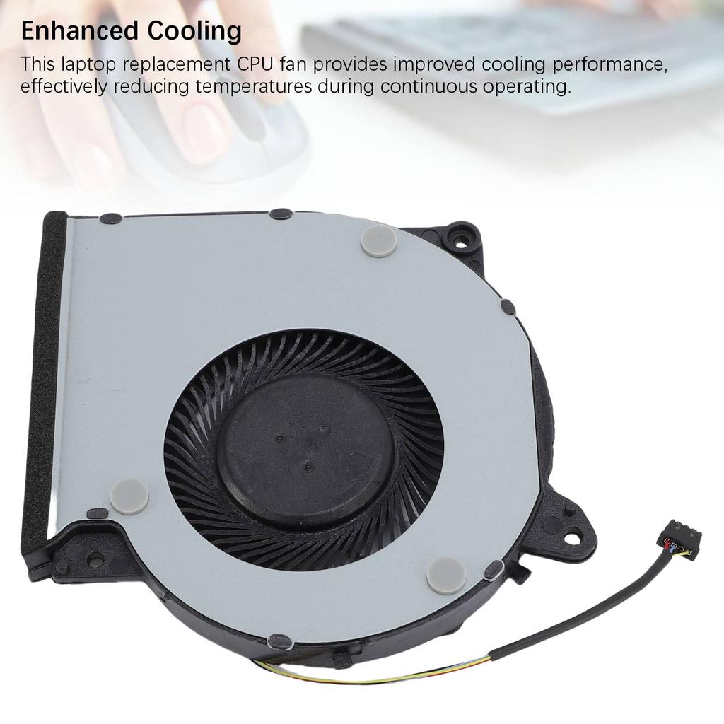 Replacement CPU Cooling Fan Aluminum Alloy Laptop CPU Cooling Fan for X509 X509F X509MA X509JA X409