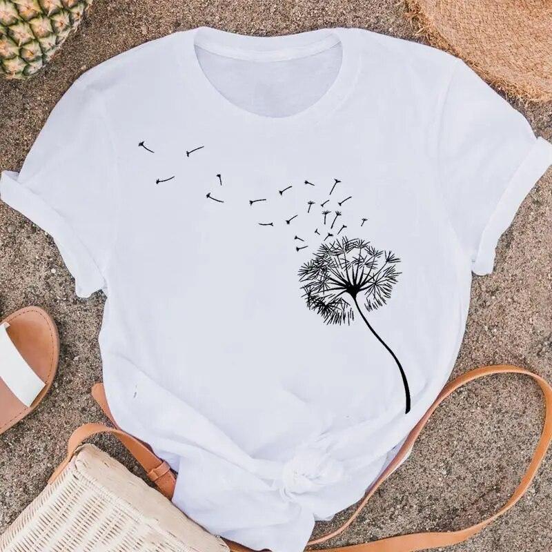 Женские футболки в стиле фламинго — фото 9