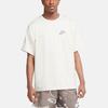 Nike T Shirts Men's White Stand Collar Moderate Straight Fit CU4510-904