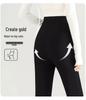 2025 New Women's High-Waisted Micro-Flared Black Pants - Slimming, Comfortable Casual Wear for Spring and Autumn.