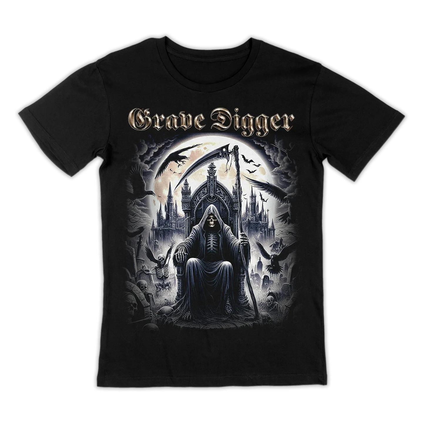 Grave Digger - Bone Collector Black Cotton Shirt S-5XL R77 S разноцветный