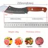 Professional Cutting Knife With Knife Sheath Forged Boning Knife Straight Knife Meat Cleaver Barbecue Knife
