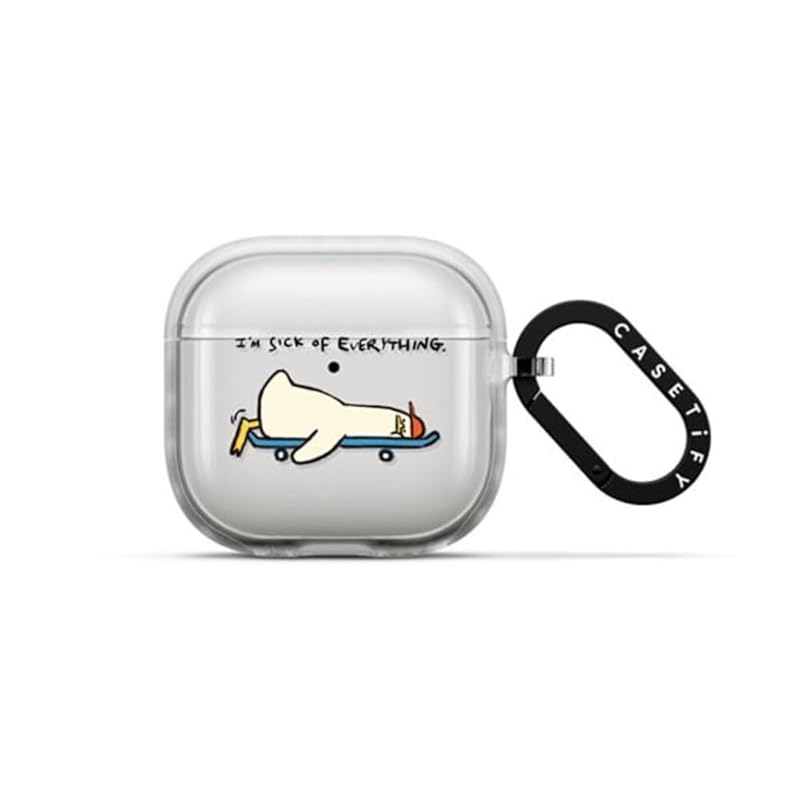 

CASETiFY impact case AirPods 4 - SKATEBOARDING frost