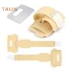 Toe Separator Bunion Corrector Big Toe Spacer Hammer Toe Straightener Fabric Lining Splint with Built-in Aluminum Plate Support for Overlapping Toes