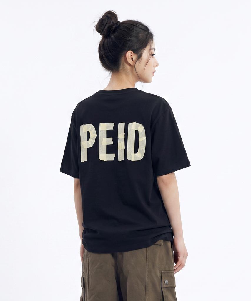 Peideu Pd Tape Short Sleeve T-Shirt Black