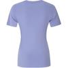 Asics Solid Color Knitted Moisture-Wicking Quick-Dry Round Neck Short Sleeve T-Shirt Women Tops Purple 2012D164-500
