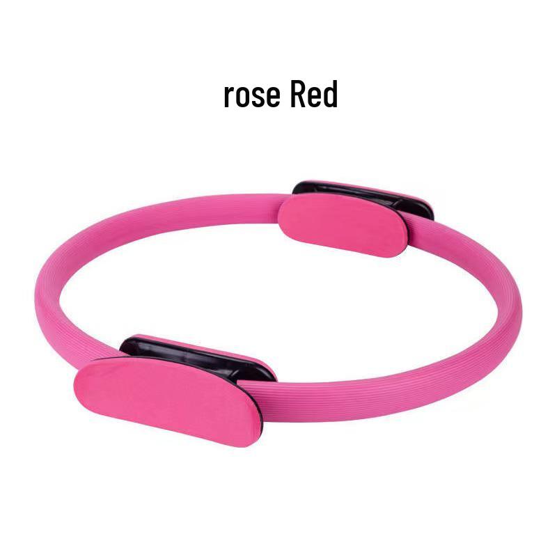 **Pilates Ring Yoga Thigh Toner: Multifunctional Leg & Waist Trimmer with Crescent Handles**
