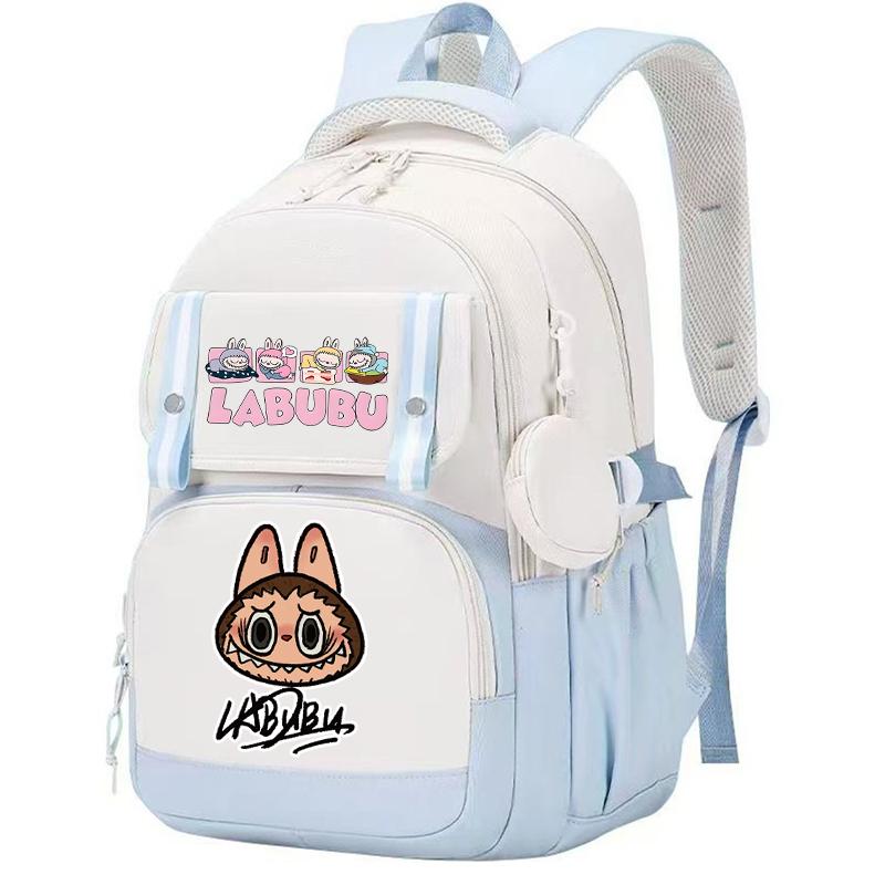 Cute Printed Backpack Teenager Student Shcoolbag Bookbag Knapsack Girl with Coin Purse Casual Bag Men Women Laptop Bag Mochila