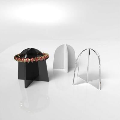 Acrylic Bracelet Jewelry Display Stand for Dressing Table or Bathroom Storage