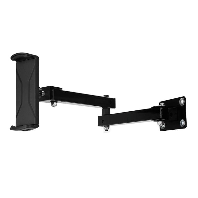 Wall Mount Tablet Cell Phone Stand Long Arm Stretchable Holder for 4-13 Inch Devices