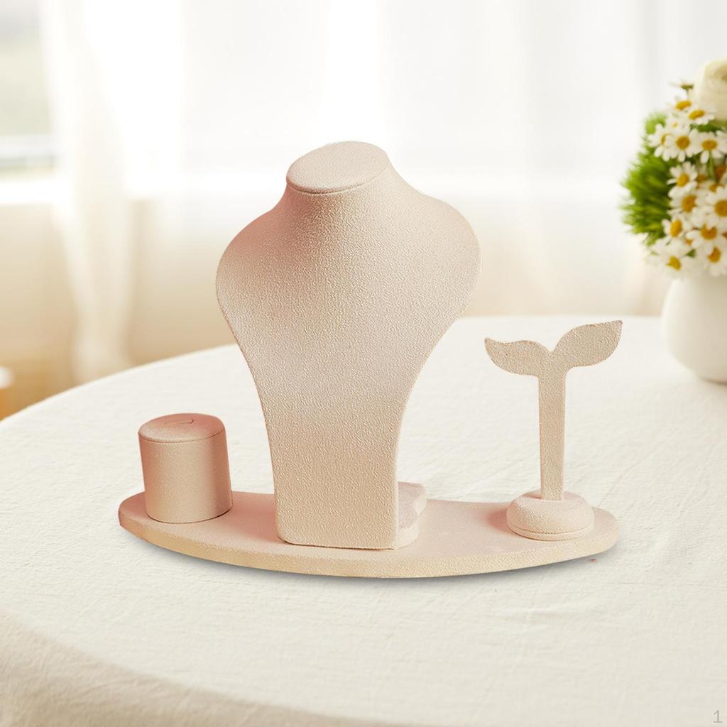 Display Necklace Mannequin, Jewelry Stand for Selling Home Decor Ring Earring Holder