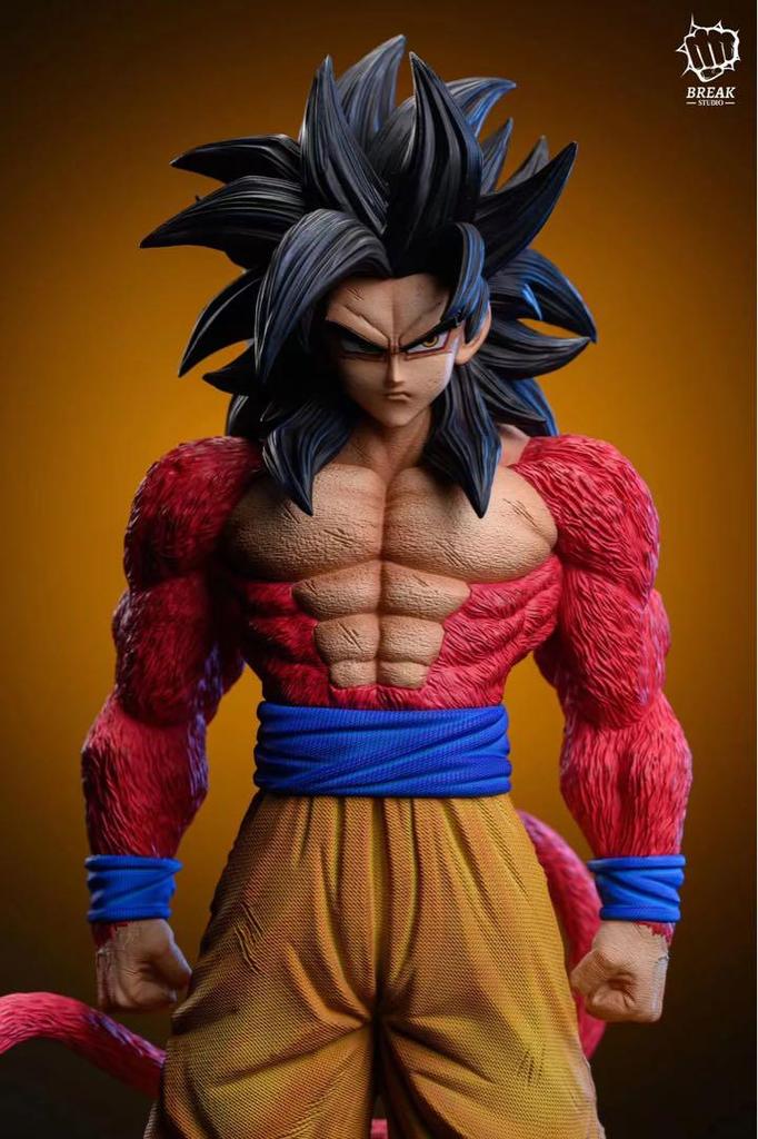 [USED] Dragon Ball Son Goku Super Saiyan 4 Garage Kit Completed Figure